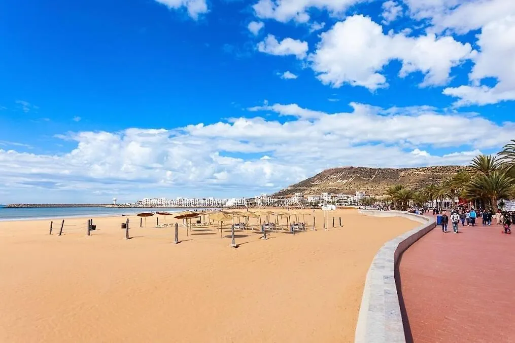 Daire Appartement Soleil Tagda - 10 Min De La Plage Agadir Fas